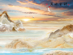 山水大理石 高山流水