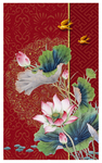 荷花装饰画