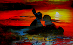 抽象油画