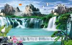 客厅山水背景