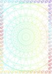糖果七色 防伪证书纹