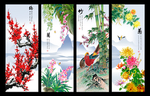 梅兰竹菊