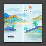 山水国画