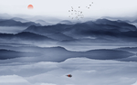 山水壁画