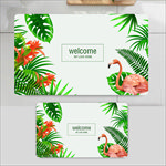 火烈鸟花卉地毯地垫