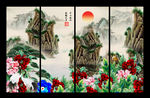 国画牡丹