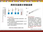 物理挂图 温度计测量温度
