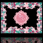 蒂芙尼粉色花卉婚礼背景