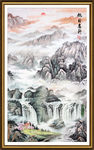玄关山水画