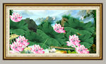 荷花装饰画