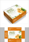 清新绿色水果包装箱包装盒礼盒设