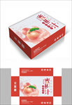 水蜜桃水果包装箱包装盒礼盒设计