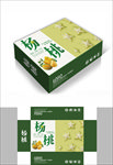 简约大气杨桃包装箱包装礼盒设计