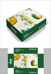 简约菠萝蜜包装箱包装礼盒设计