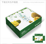 新鲜菠萝蜜包装箱包装礼盒设计