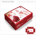 生态石榴包装箱包装礼盒设计
