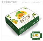 进口芒果包装箱包装礼盒设计