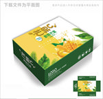芒果特产包装箱包装礼盒设计