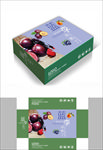 蓝李子包装箱包装礼盒设计