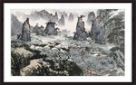 巨幅山水画