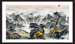 巨幅山水画