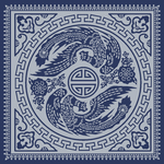 青花 花纹底纹