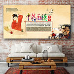 中药面膜背景墙