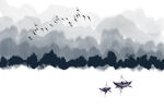 水墨画