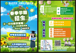 培训学校招生宣传单