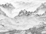 大理石山水