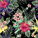 无缝拼接花草图案