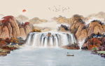 聚财风水画
