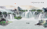 聚财风水画