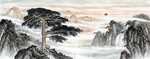 山水画 水墨画 国画 丹青