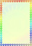 花花绿绿 证书底纹