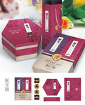 樱花月包装礼盒（展开图）
