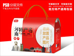 河南包装箱包装礼盒设计PSD
