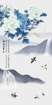 花开富贵牡丹玄关