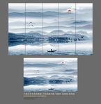 现代山水画