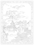 山水画线描