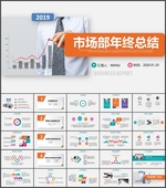 市场部年终工作总结PPT