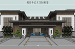现代中式大门