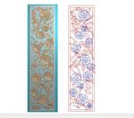 玫瑰花围板石雕洋花栏板精雕图