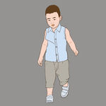 卡通男孩
