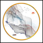 小船山水线条TIF分层