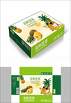 新鲜菠萝包装箱包装礼盒设计