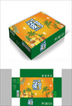 美味菠萝包装箱包装礼盒设计