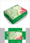 冰爽大西瓜包装箱包装礼盒设计