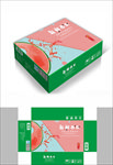 新鲜西瓜包装箱包装礼盒设计