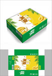 生态香蕉包装箱包装礼盒设计